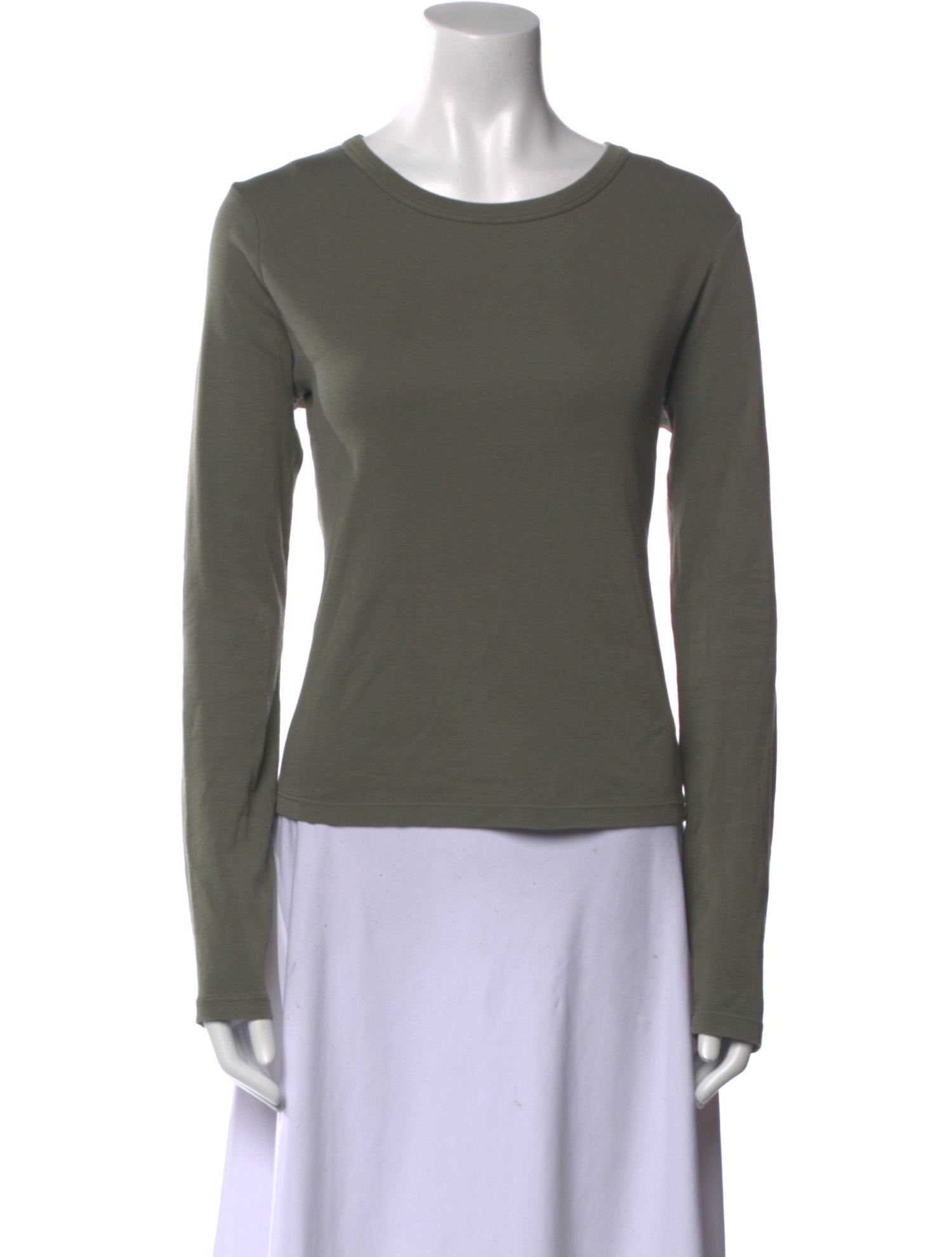 St. Agni Scoop Neck Long Sleeve T-Shirt