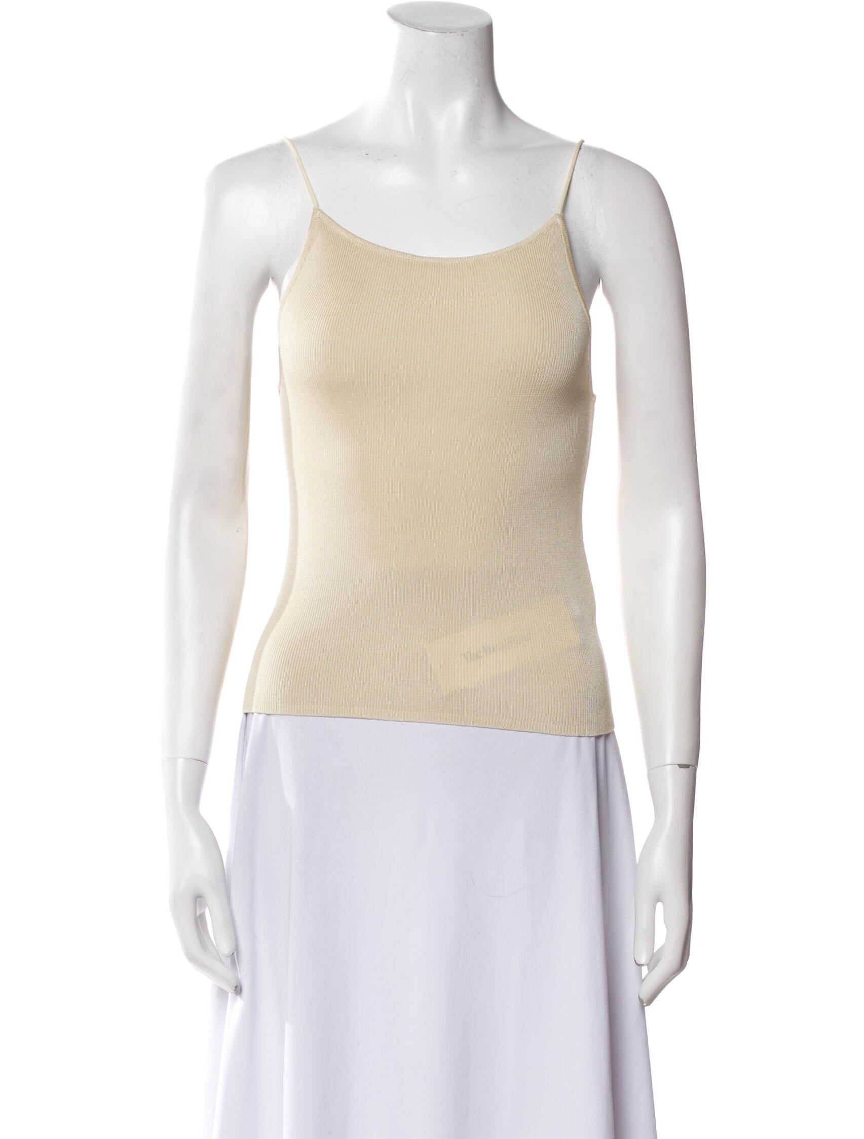 St. Agni Scoop Neck Sleeveless Top