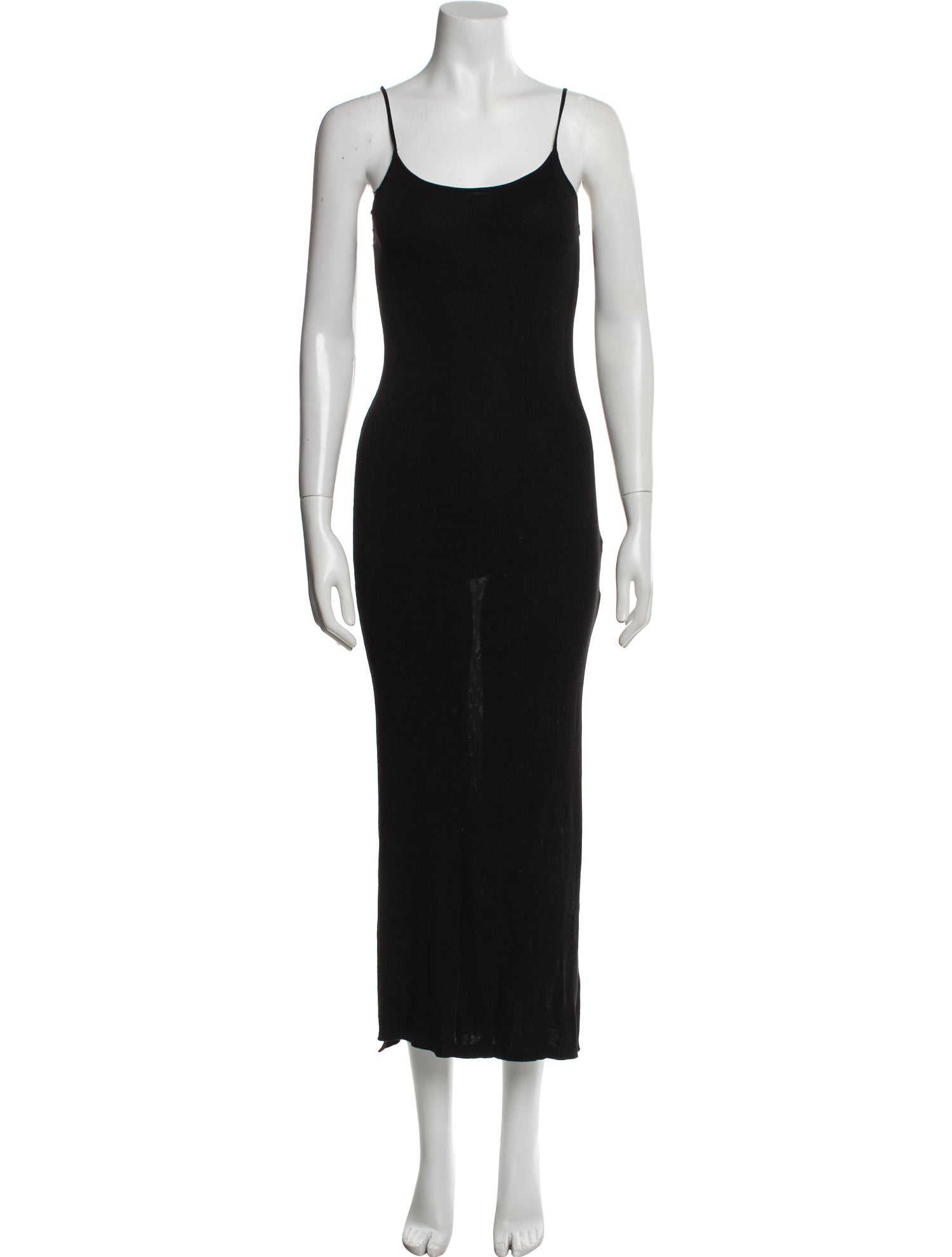 St. Agni Scoop Neck Long Dress