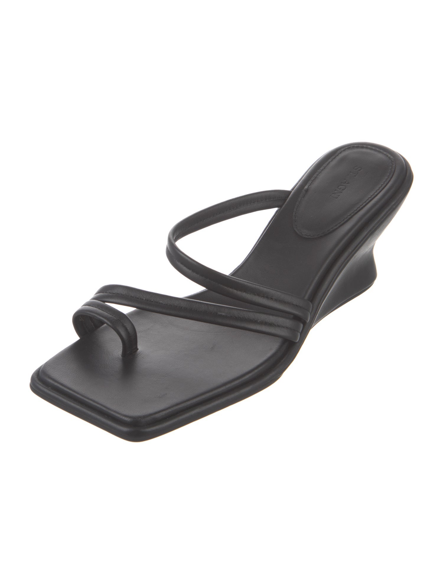 St. Agni Leather Slides