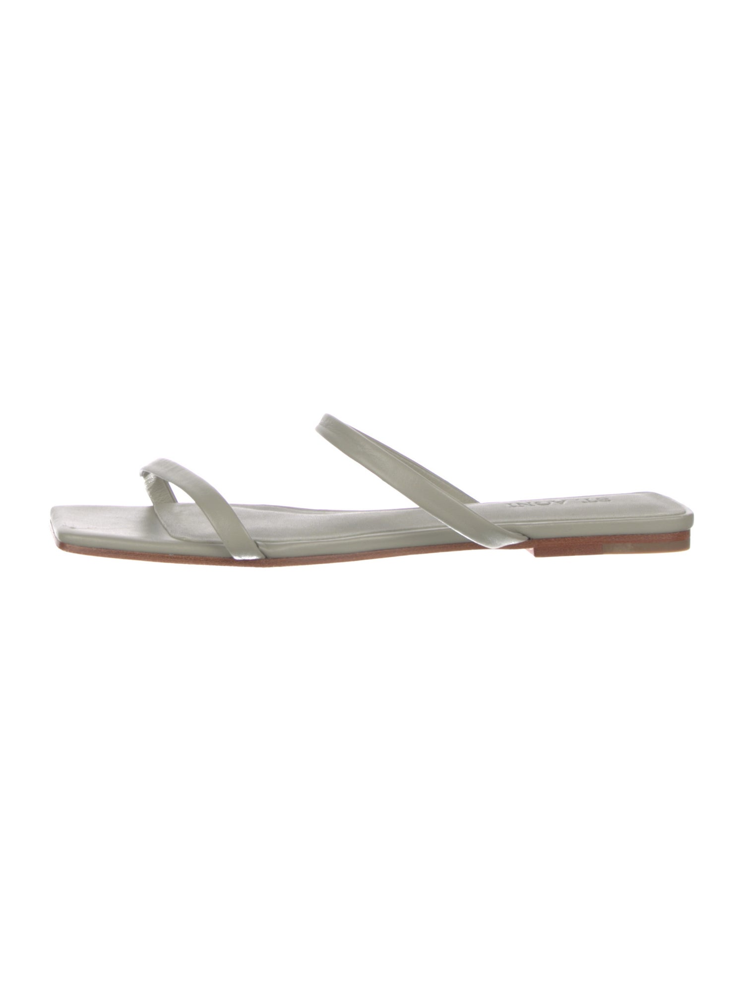 St. Agni Leather Slides