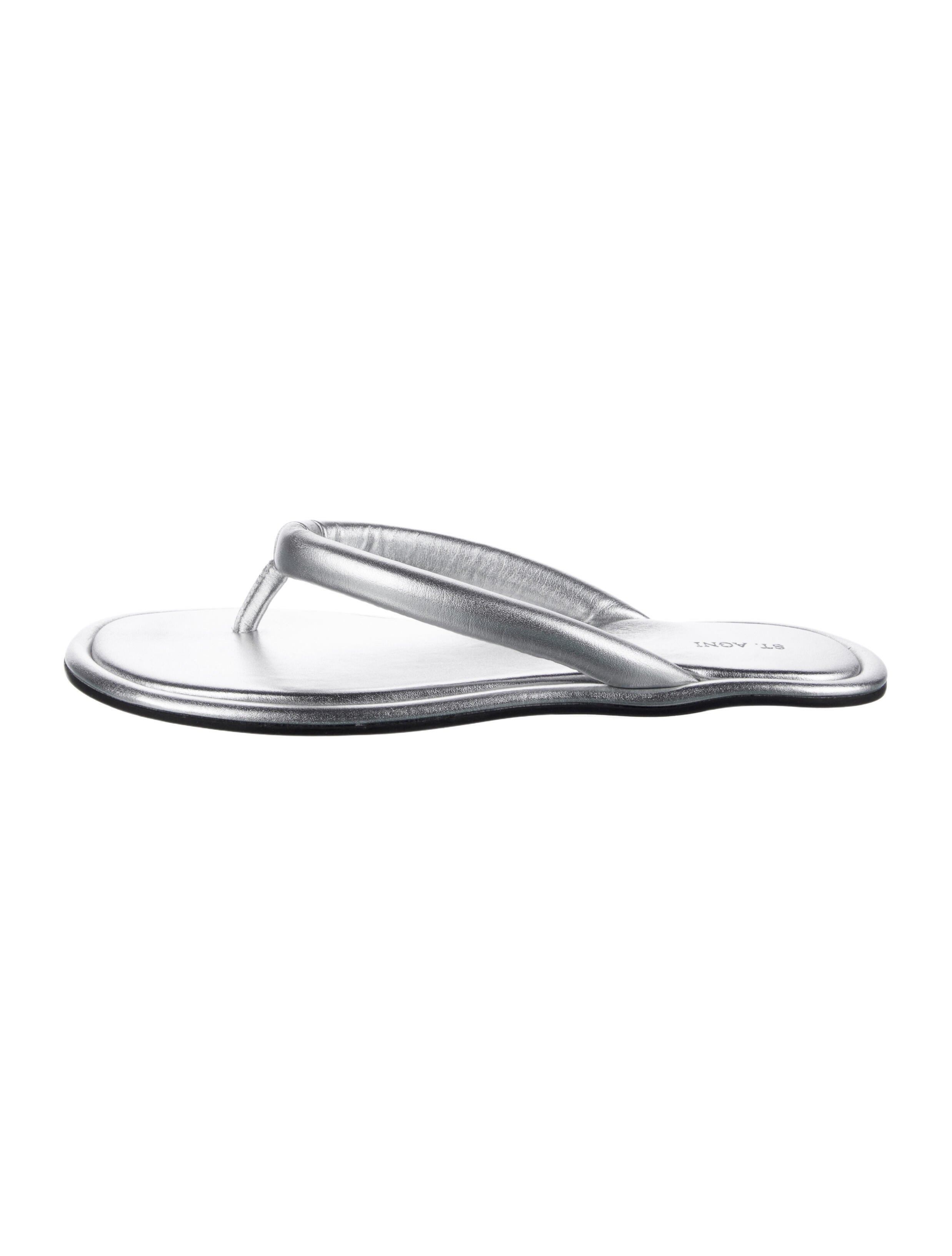 St. Agni Leather Flip Flops