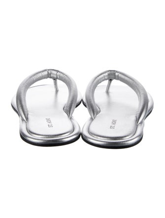 St. Agni Leather Flip Flops