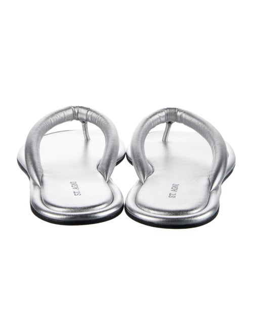 St. Agni Leather Flip Flops