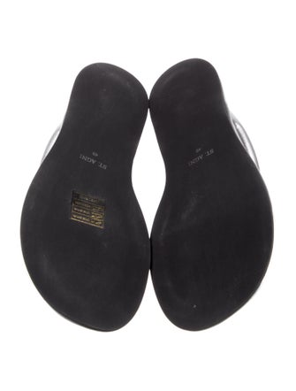 St. Agni Leather Flip Flops