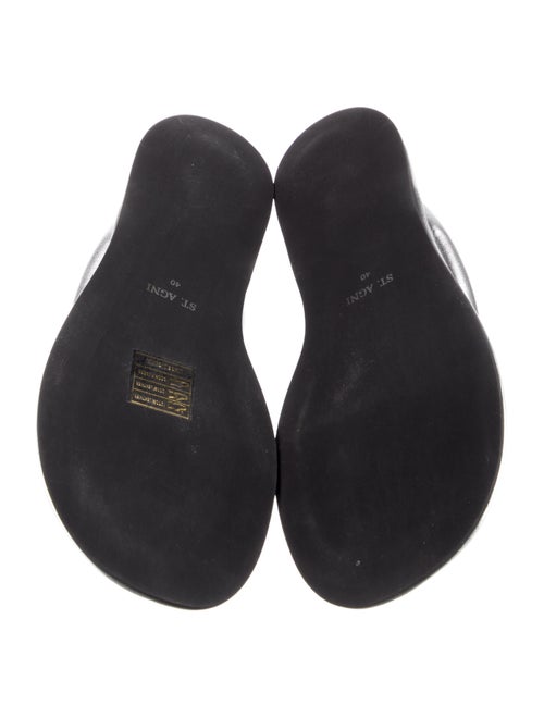 St. Agni Leather Flip Flops