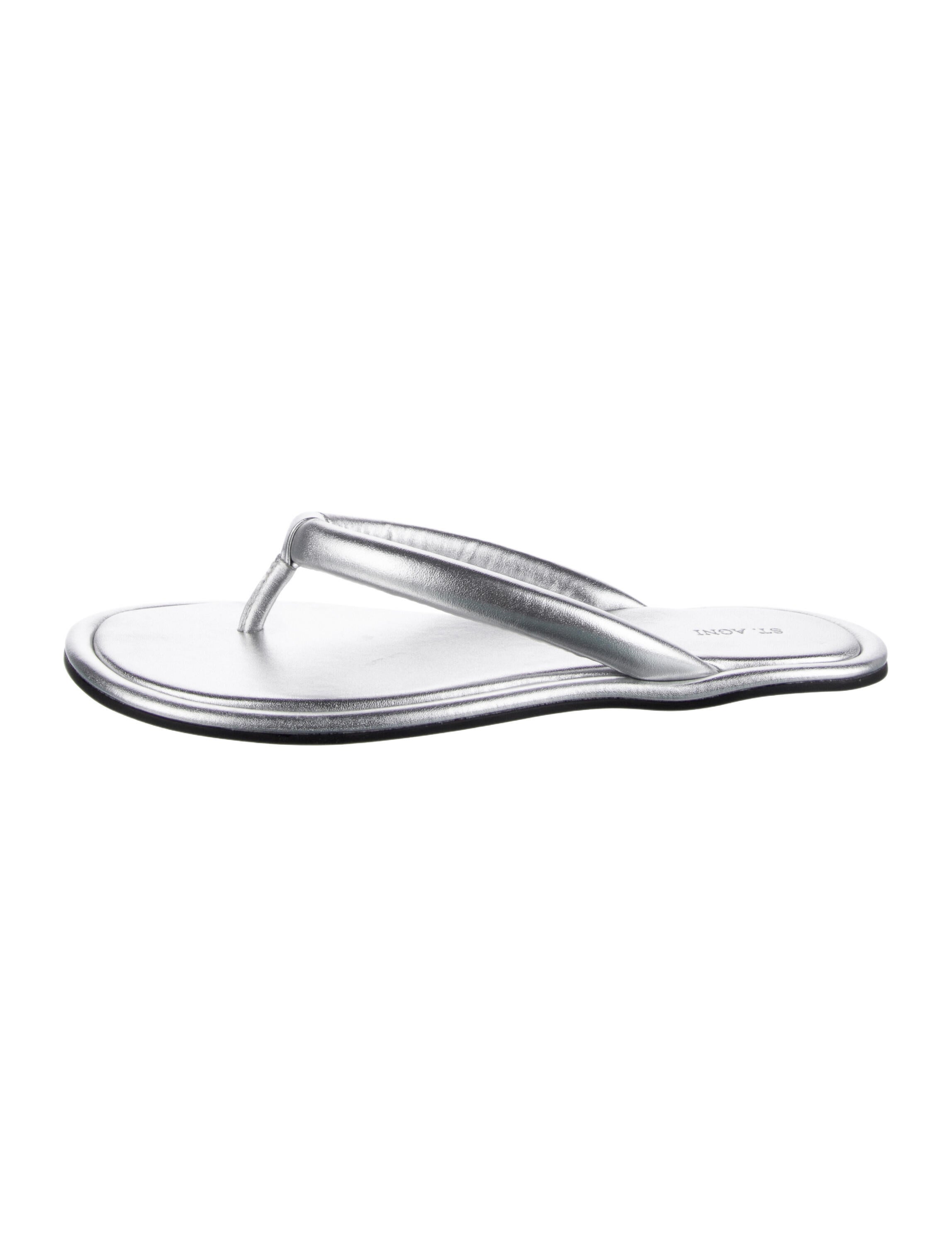St. Agni Leather Flip Flops