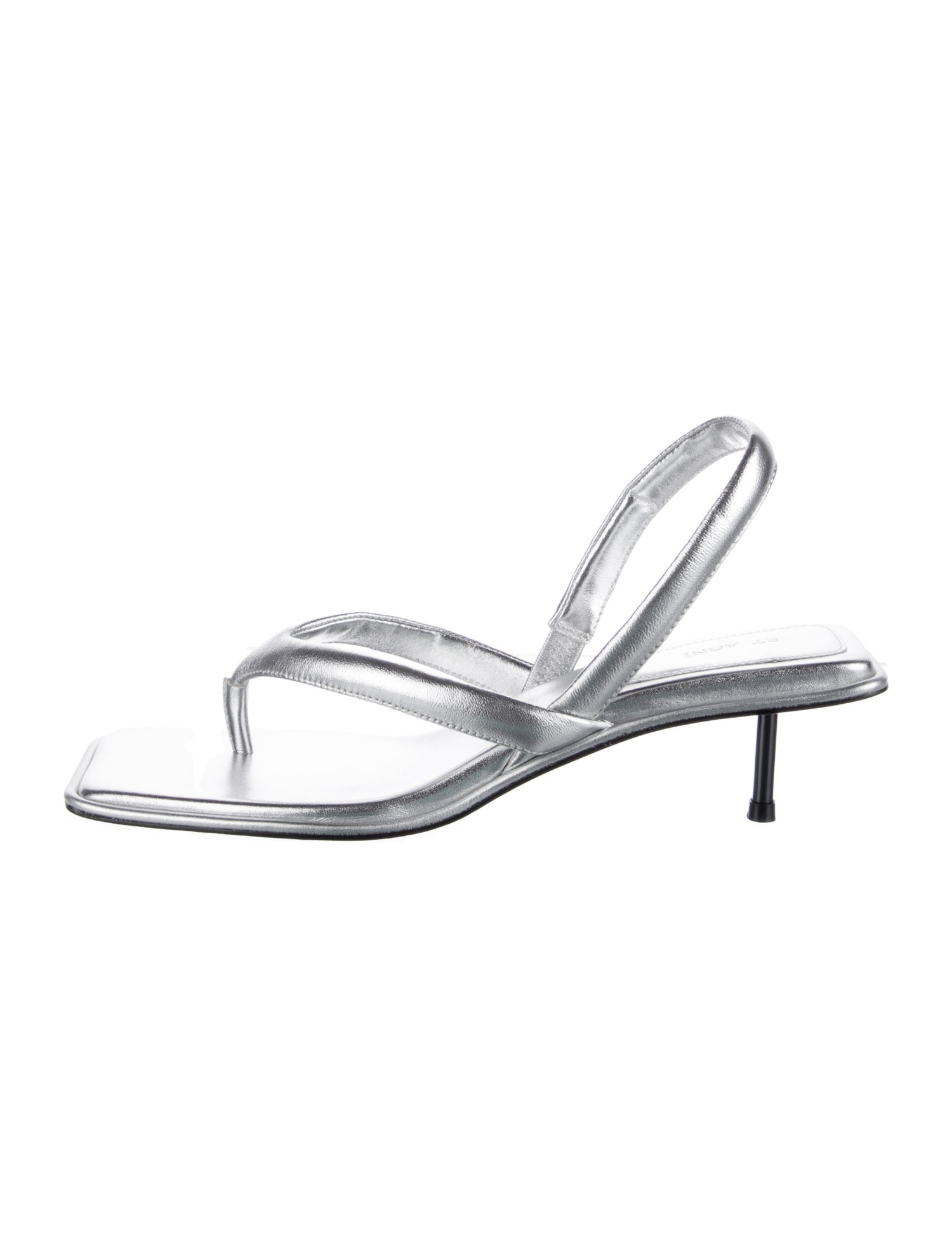 St. Agni Leather Slingback Sandals