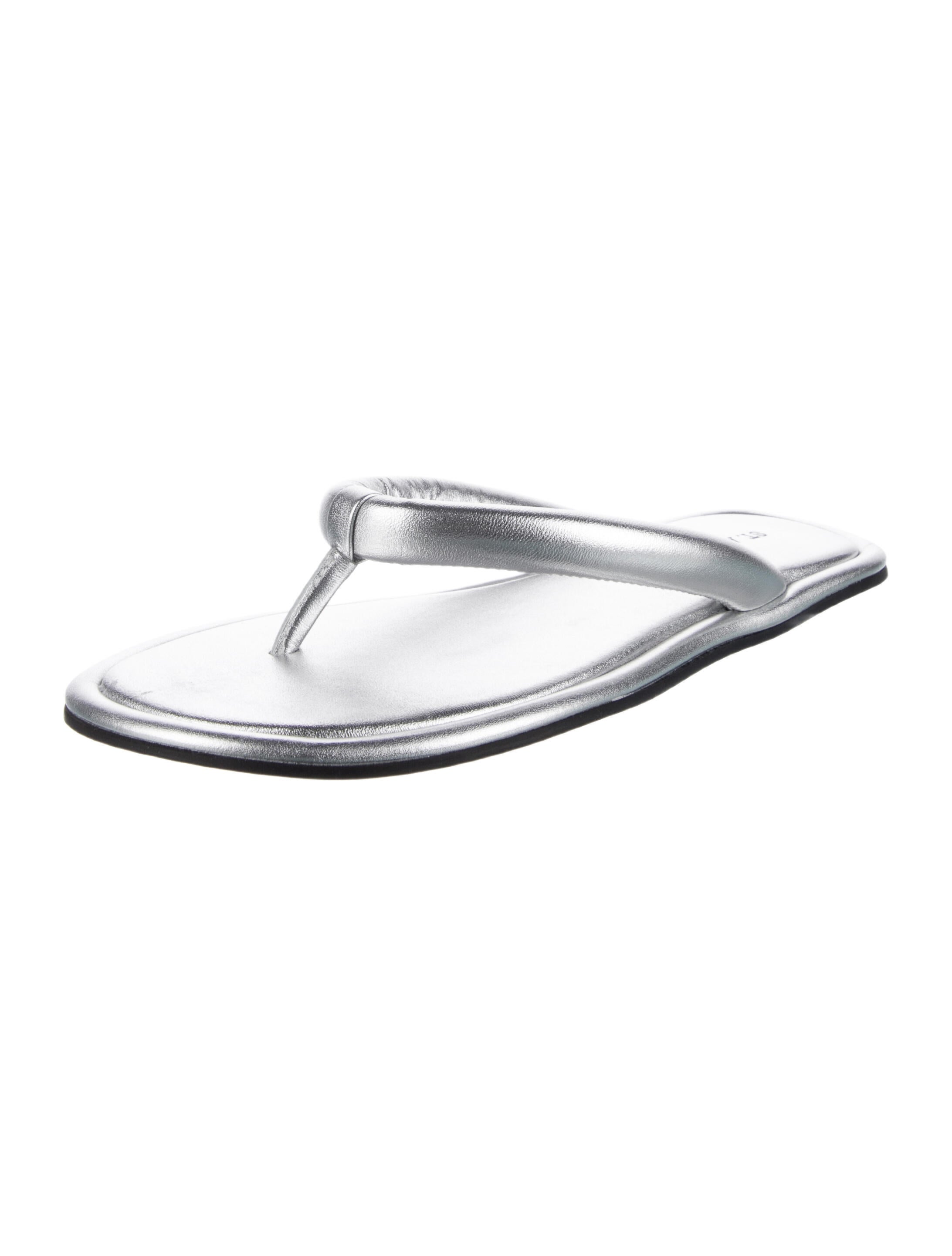 St. Agni Leather Flip Flops