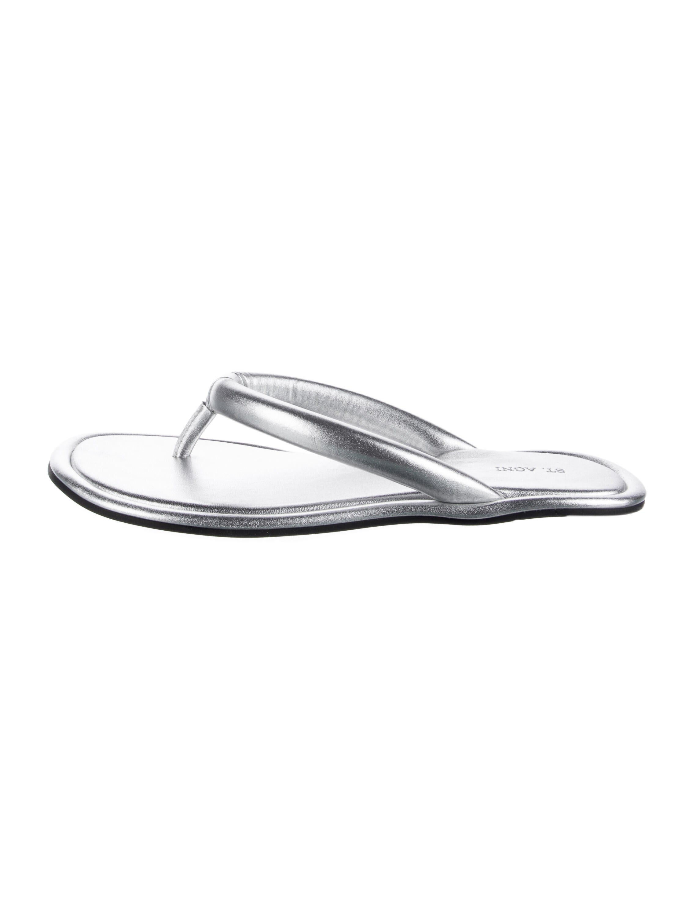 St. Agni Leather Flip Flops