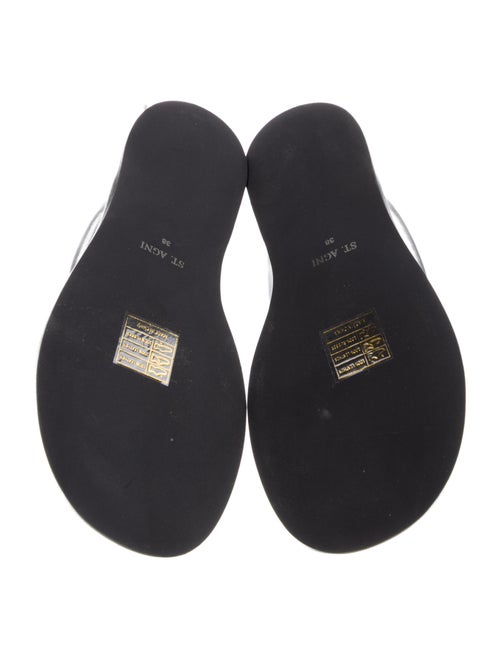 St. Agni Leather Flip Flops