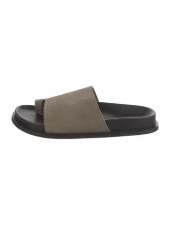 St. Agni Suede Slides