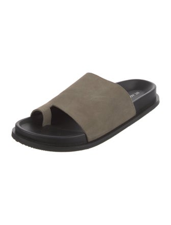 St. Agni Suede Slides