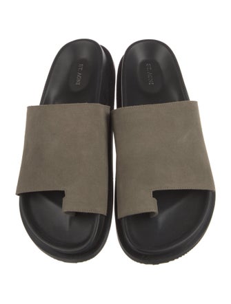 St. Agni Suede Slides