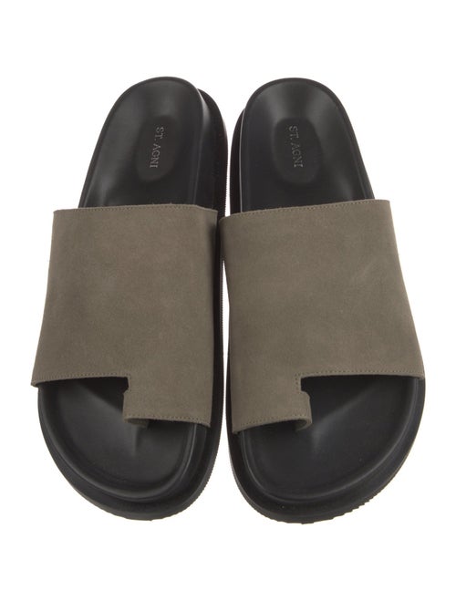 St. Agni Suede Slides