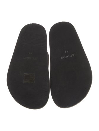 St. Agni Suede Slides
