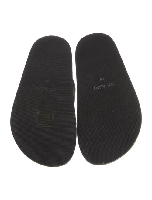St. Agni Suede Slides