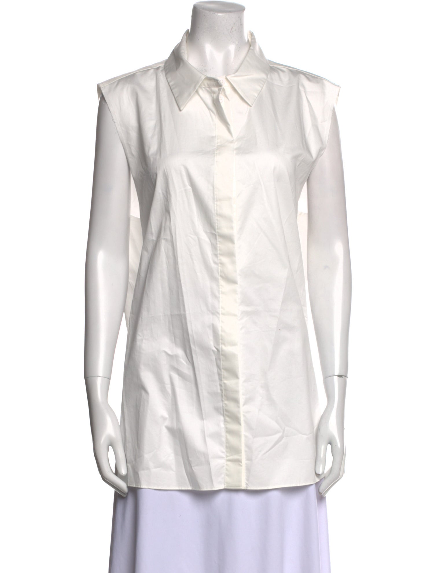 St. Agni Sleeveless Button-Up Top w/ Tags