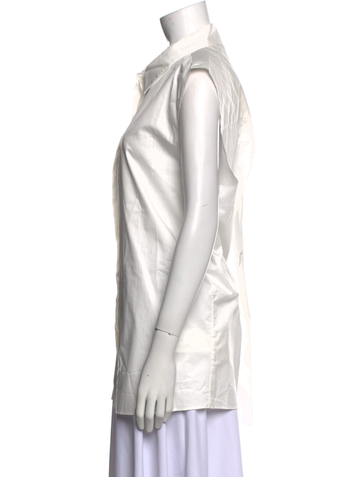 St. Agni Sleeveless Button-Up Top w/ Tags