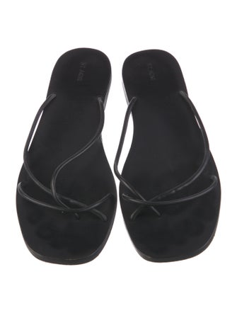 St. Agni Leather Slides