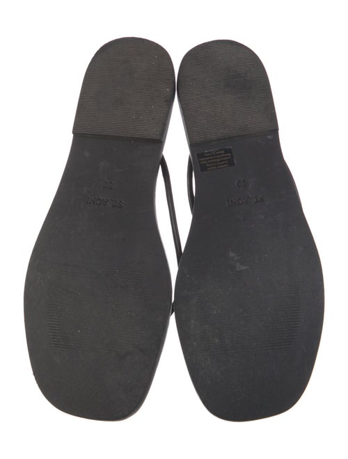 St. Agni Leather Slides