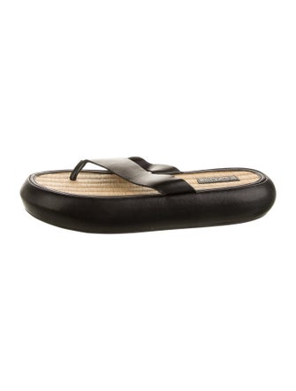 St. Agni Leather Flip Flops