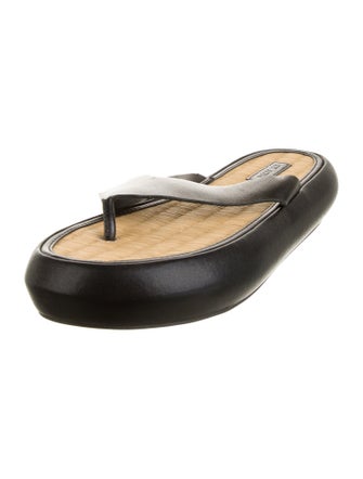 St. Agni Leather Flip Flops