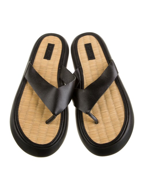 St. Agni Leather Flip Flops