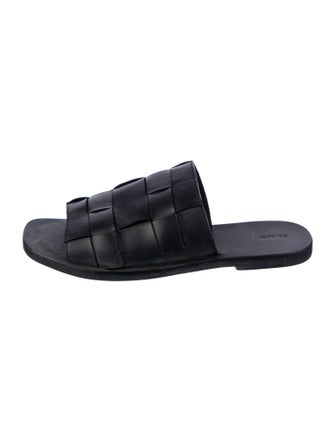 St. Agni Leather Slides
