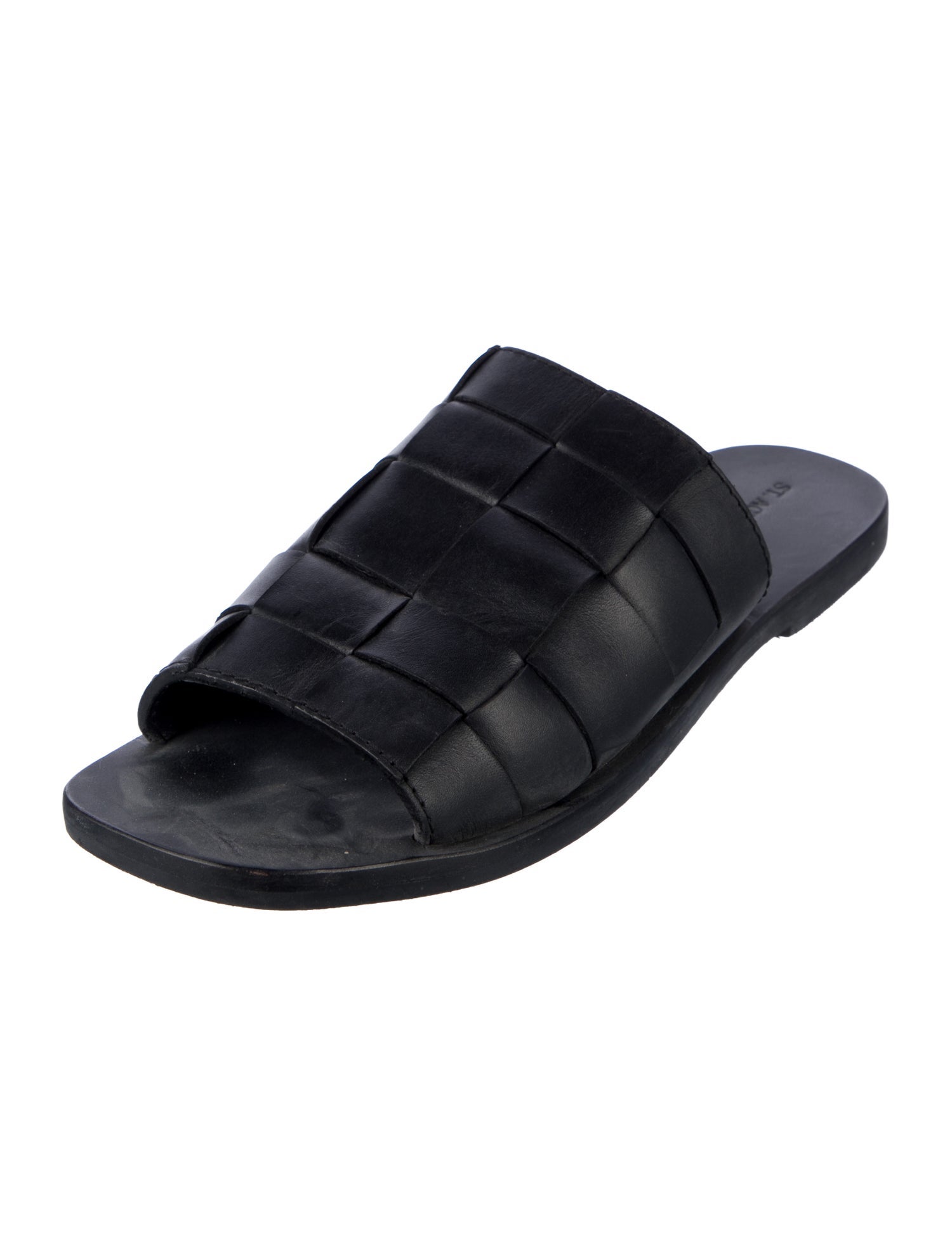 St. Agni Leather Slides