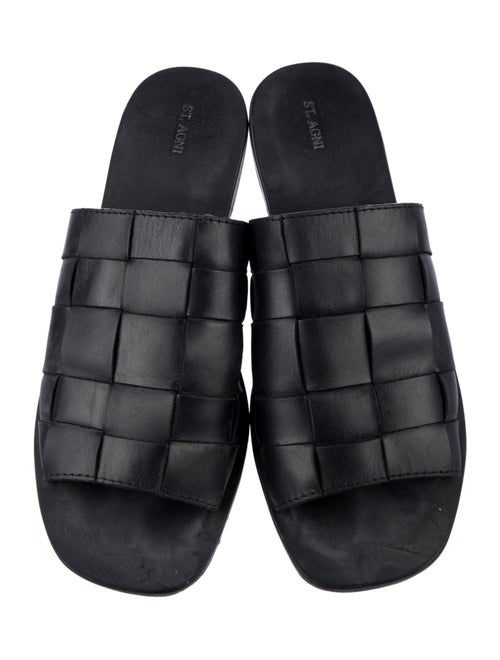 St. Agni Leather Slides