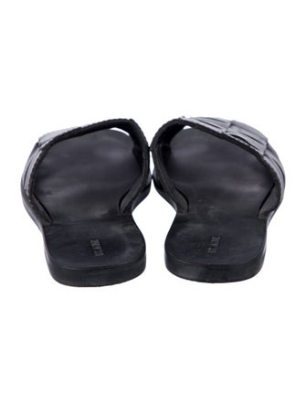 St. Agni Leather Slides