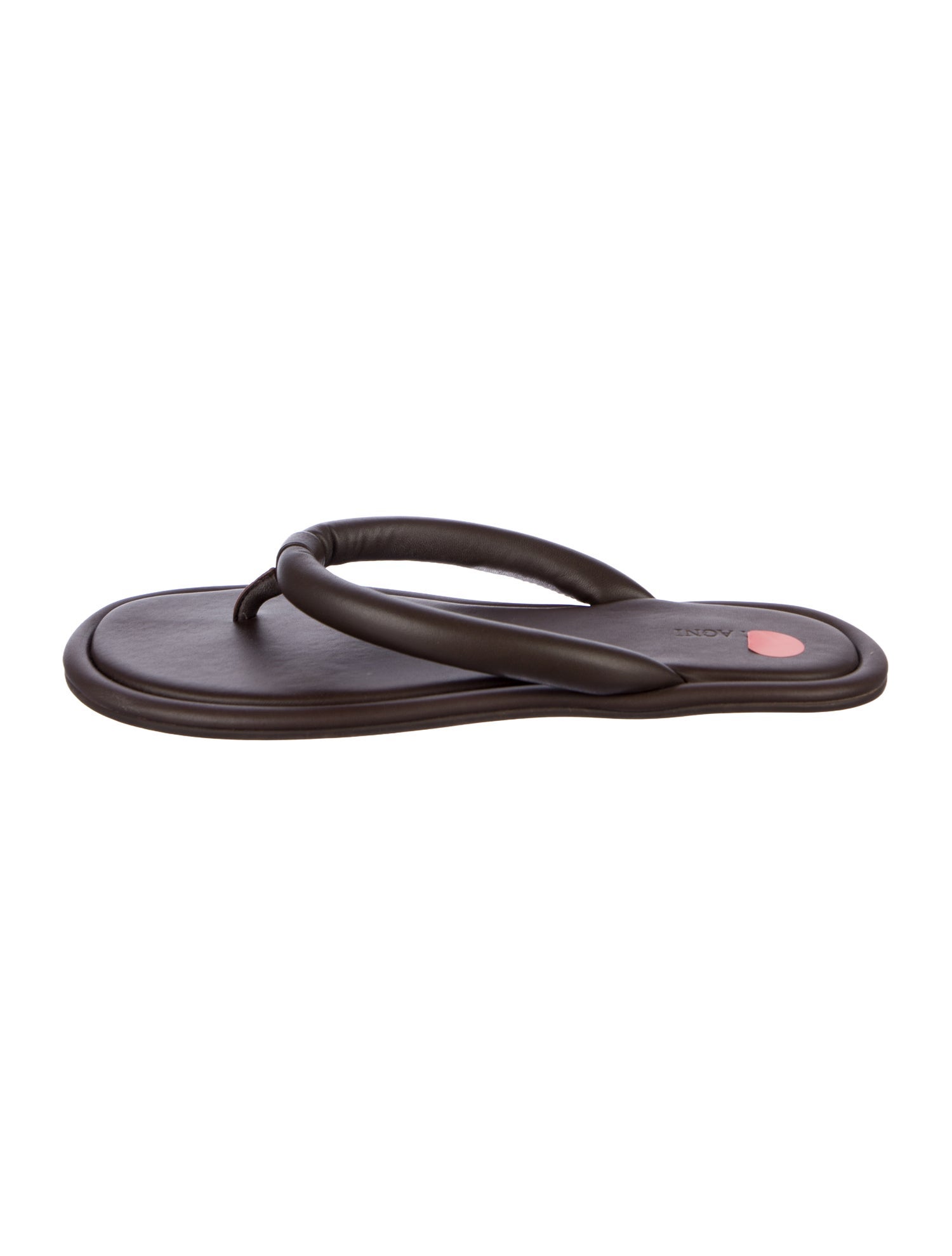 St. Agni Leather Flip Flops