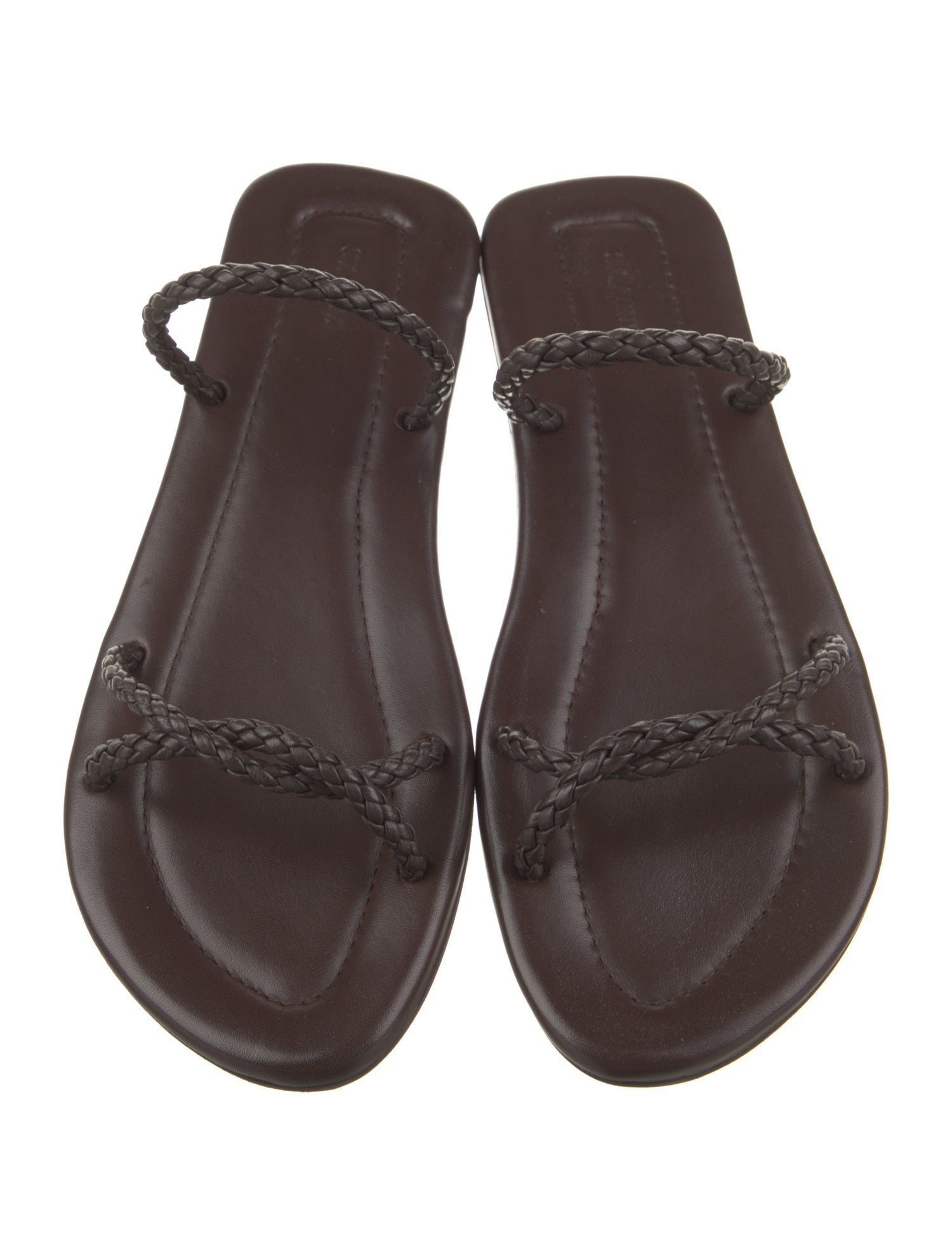 St. Agni Leather Slides