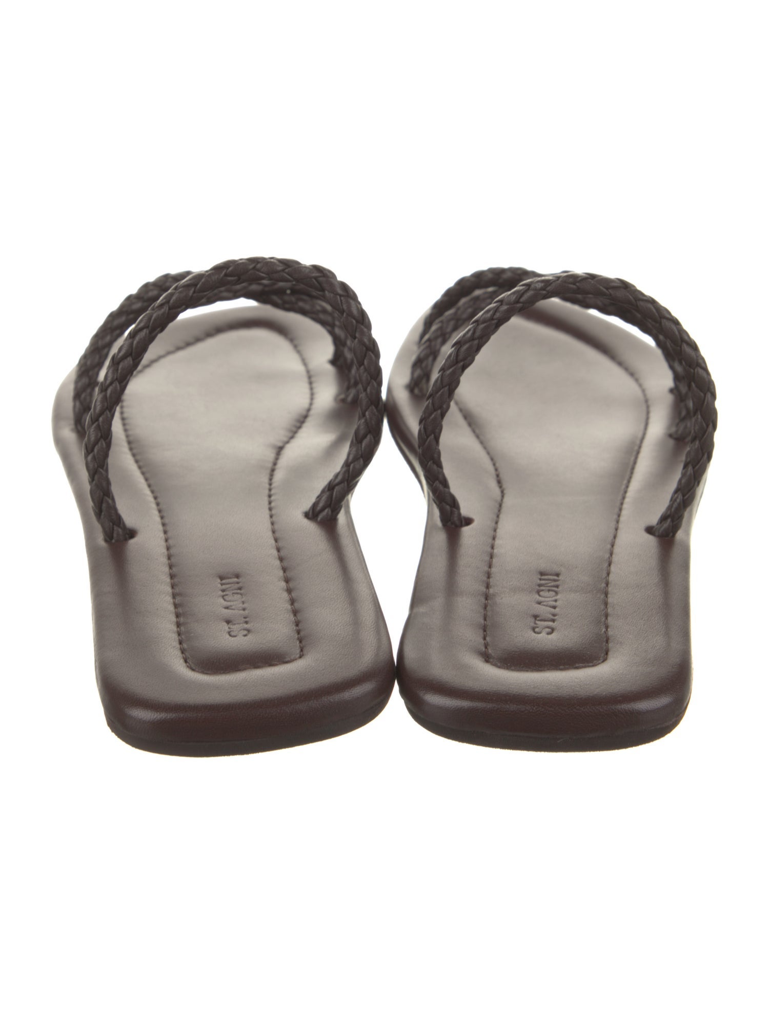 St. Agni Leather Slides