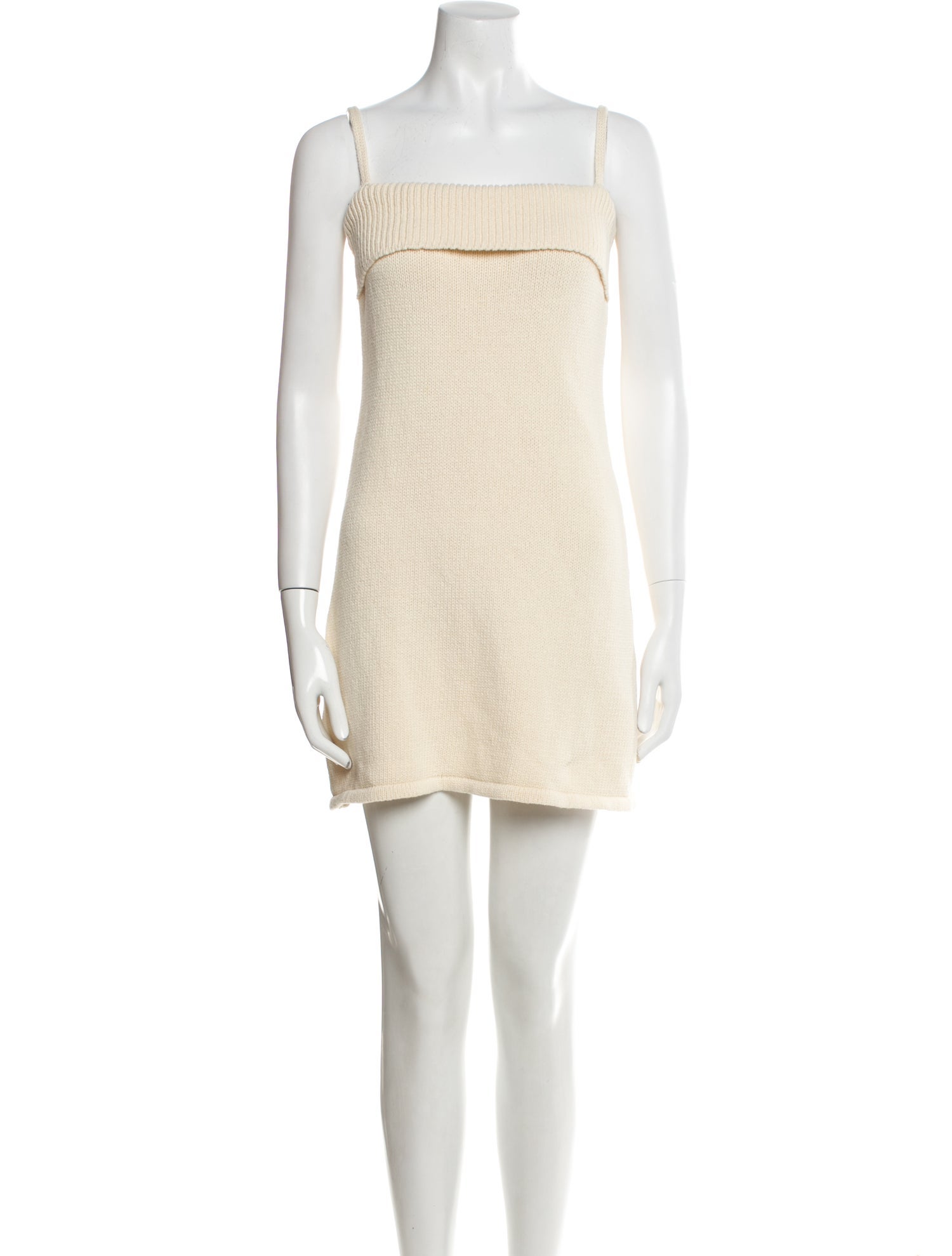 St. Agni Square Neckline Mini Dress