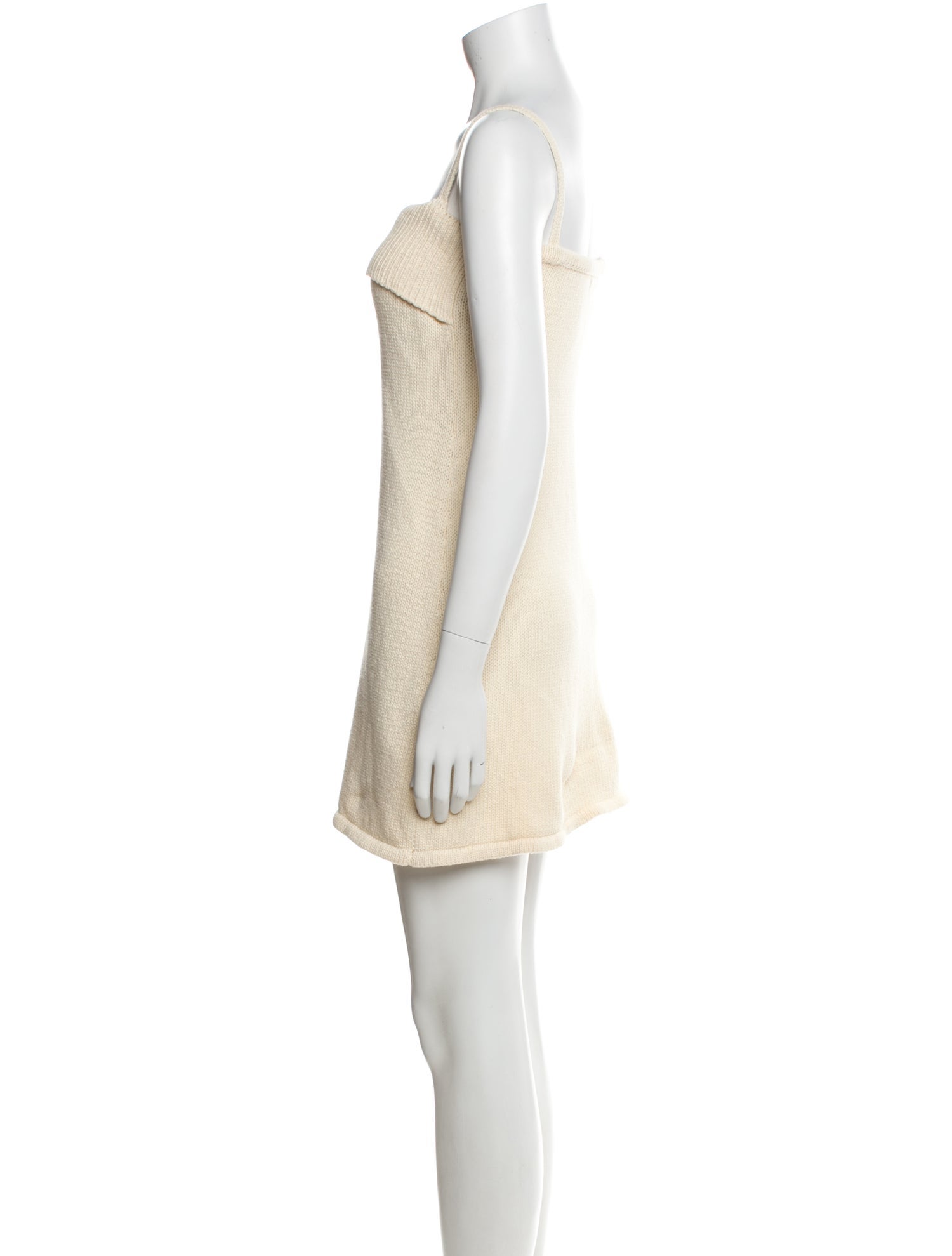 St. Agni Square Neckline Mini Dress