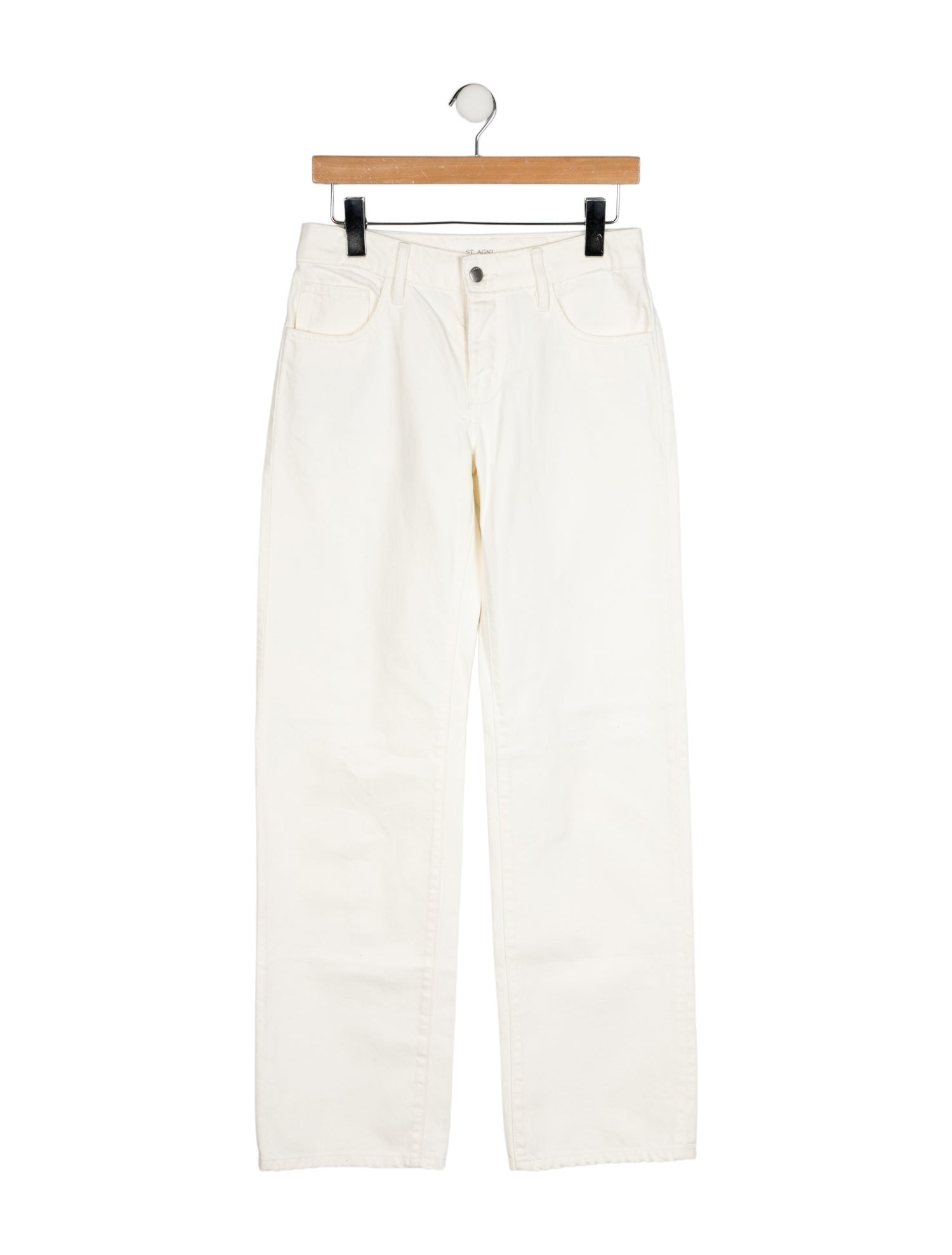 St. Agni Mid-Rise Wide Leg Jeans