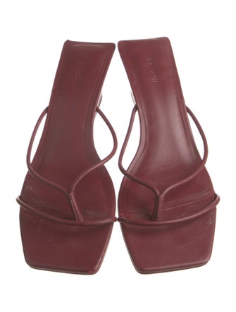 St. Agni Leather Slides