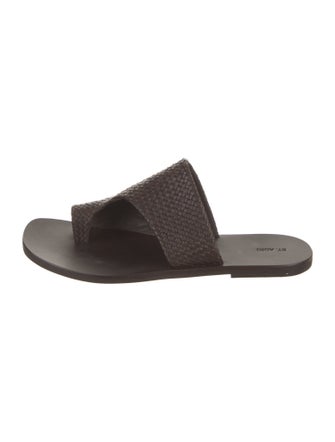 St. Agni Leather Slides