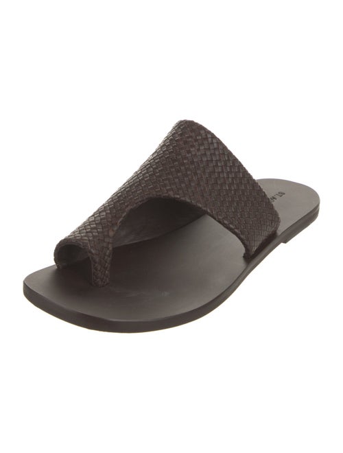 St. Agni Leather Slides
