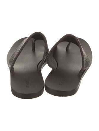 St. Agni Leather Slides