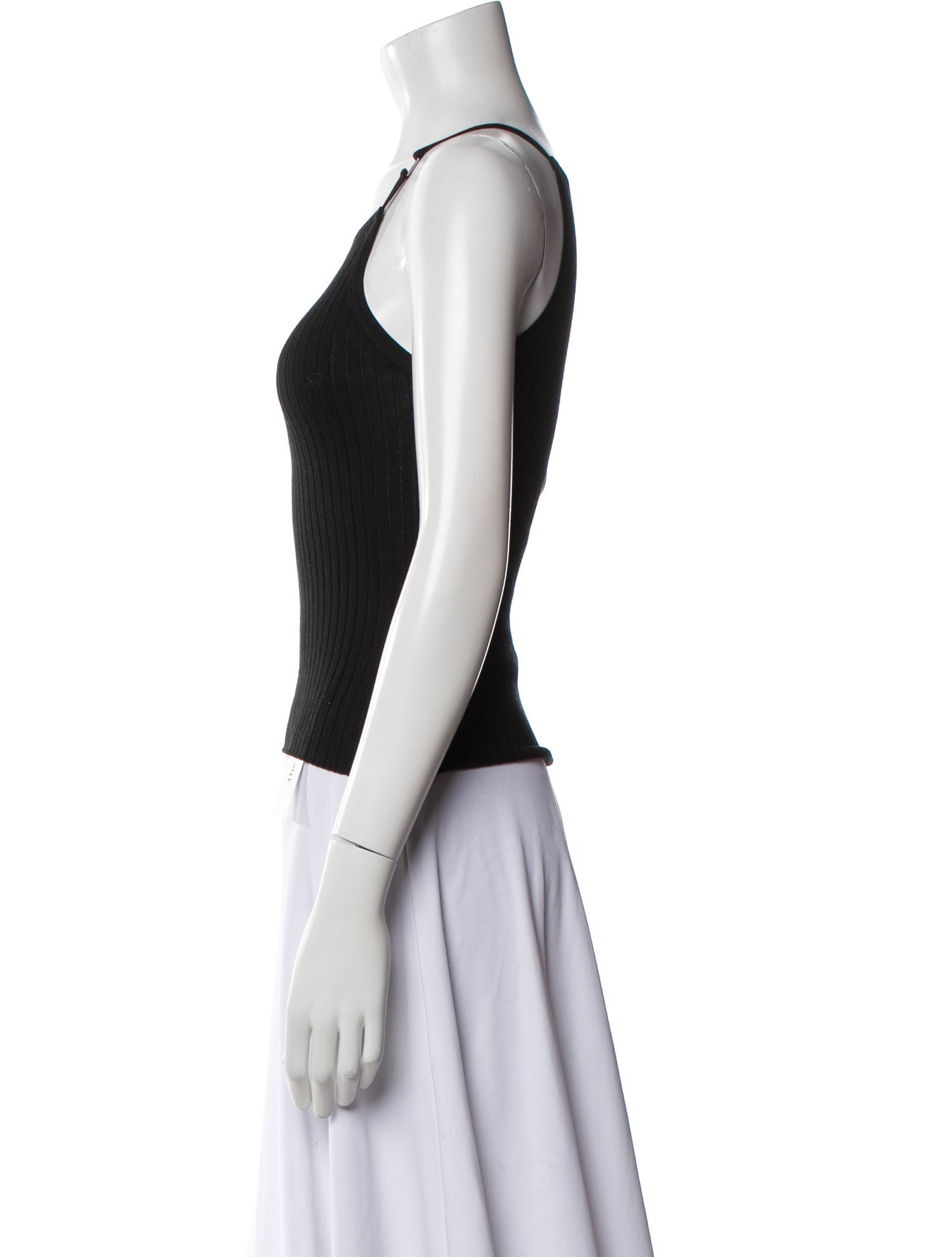 St. Agni Square Neckline Sleeveless Crop Top
