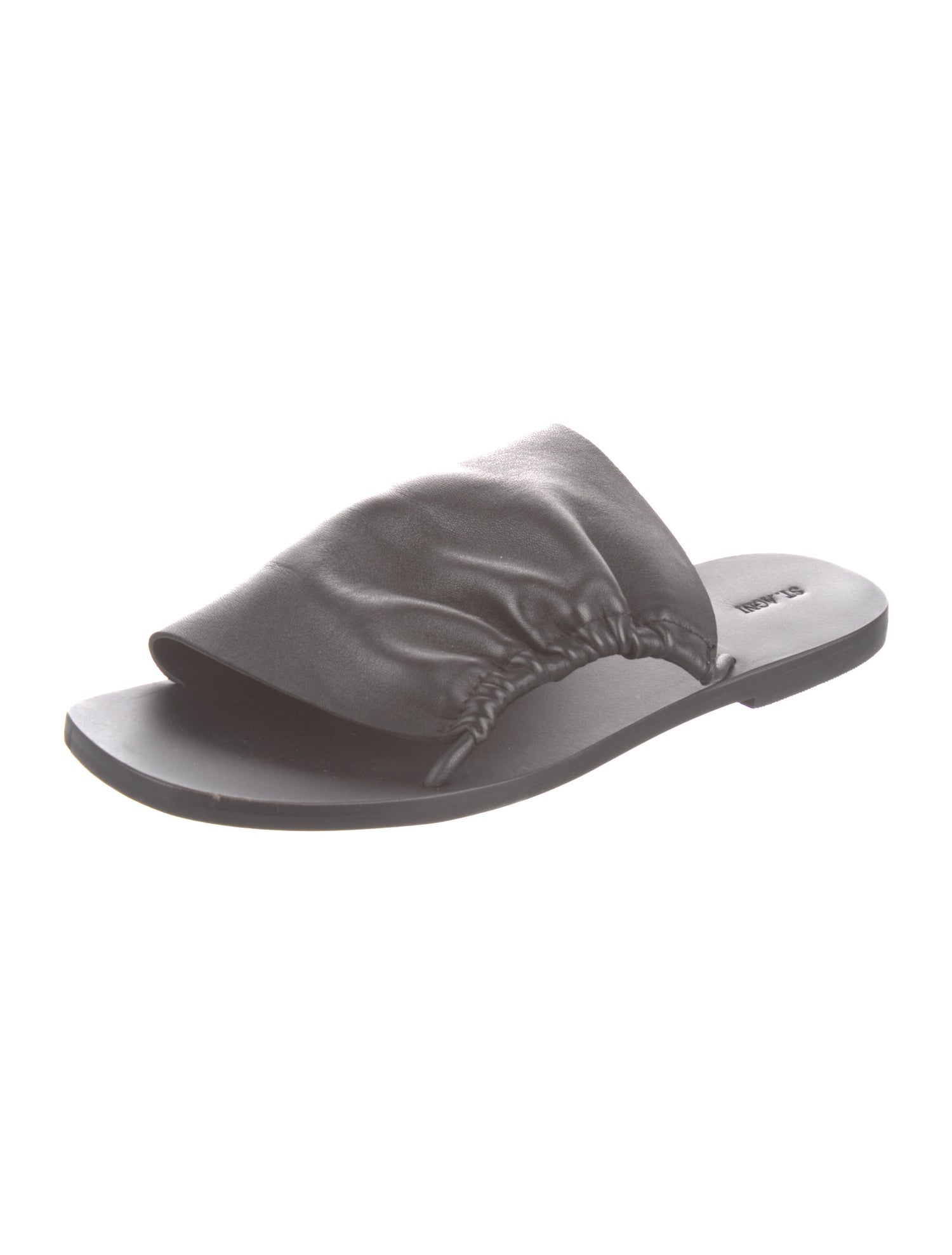 St. Agni Leather Slides