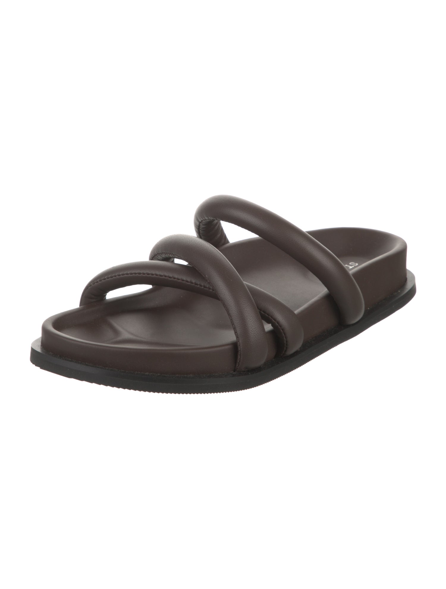 St. Agni Leather Slides