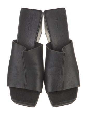 St. Agni Leather Slides