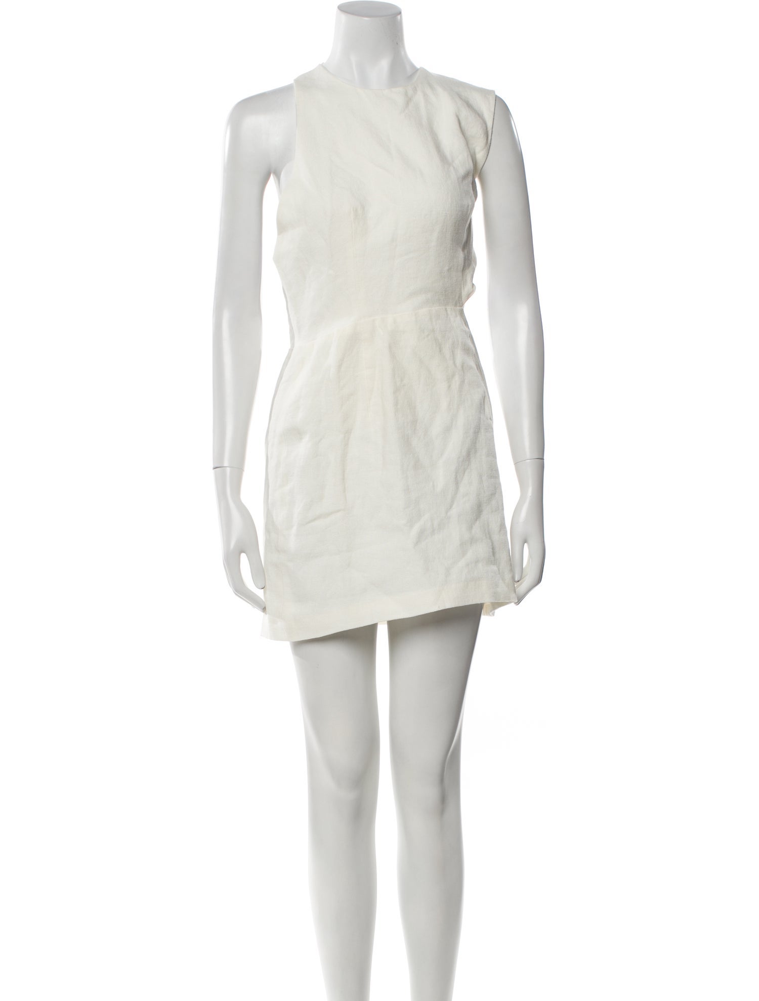 St. Agni Linen Knee-Length Dress