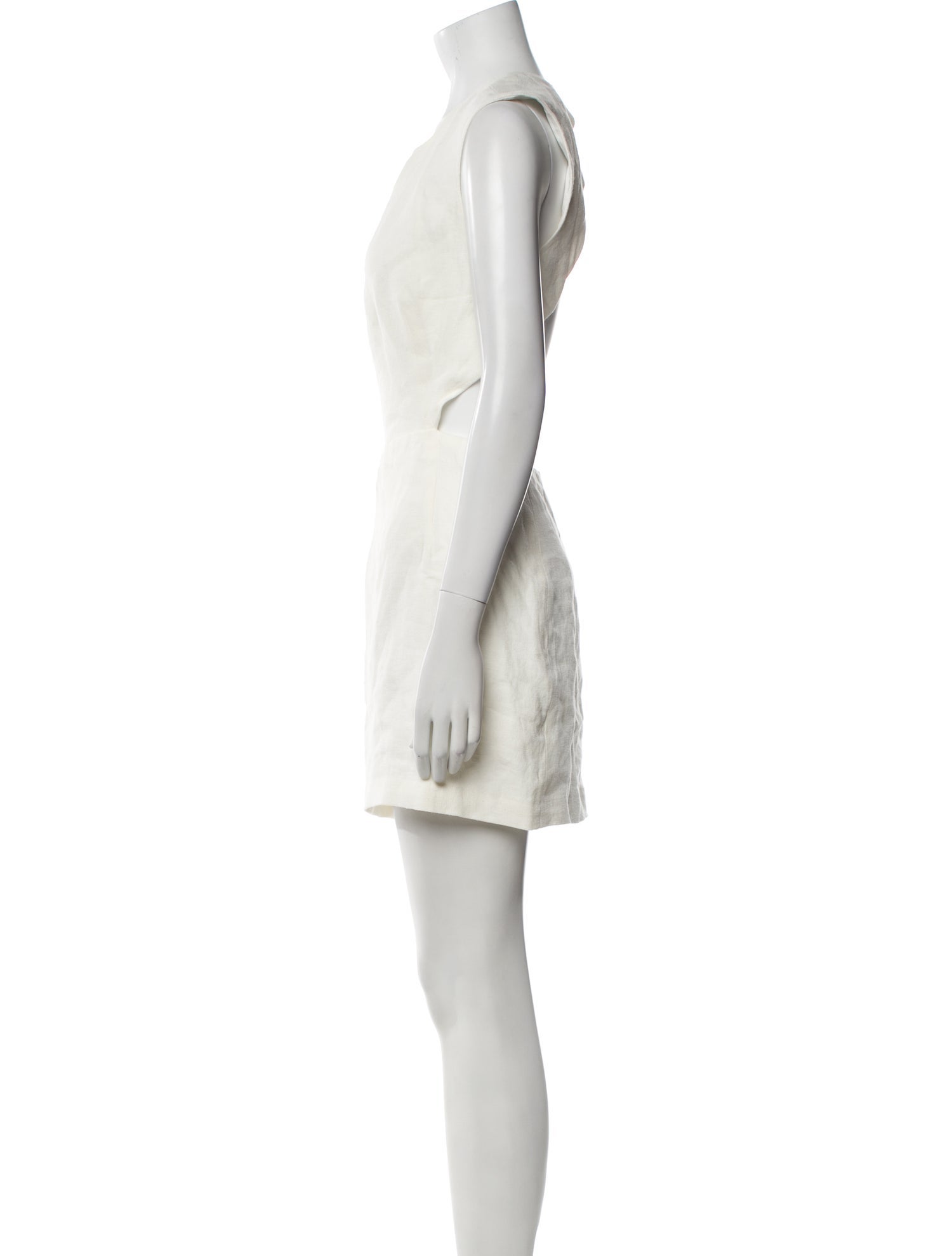 St. Agni Linen Knee-Length Dress
