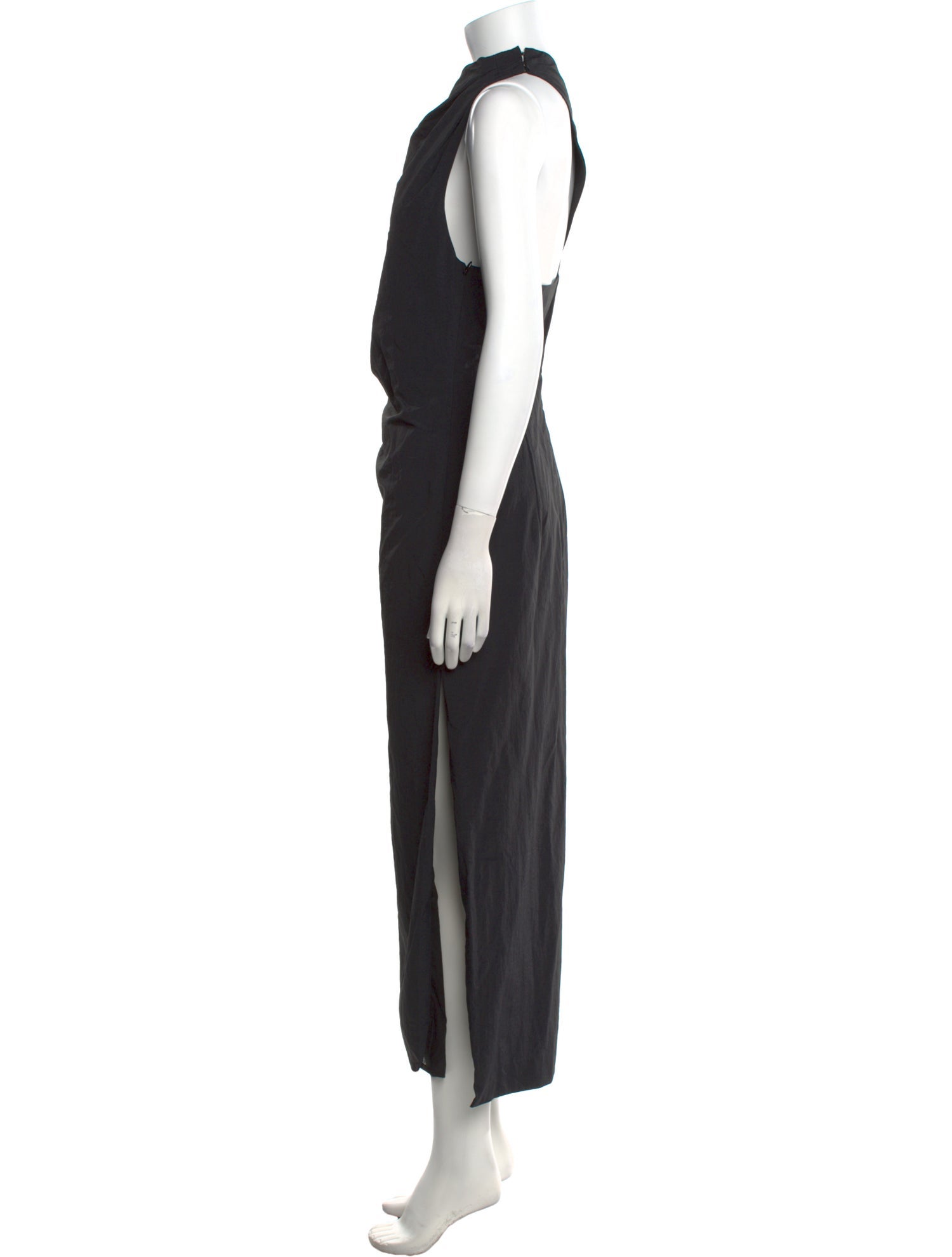 St. Agni Cowl Neck Long Dress