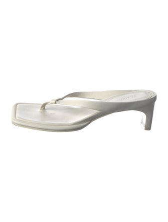 St. Agni Leather Flip Flops